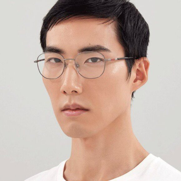 Gucci GG1352O 004 Rectangle Eyeglasses - Gold/Dark Havana 53mm - Picture 3 of 12